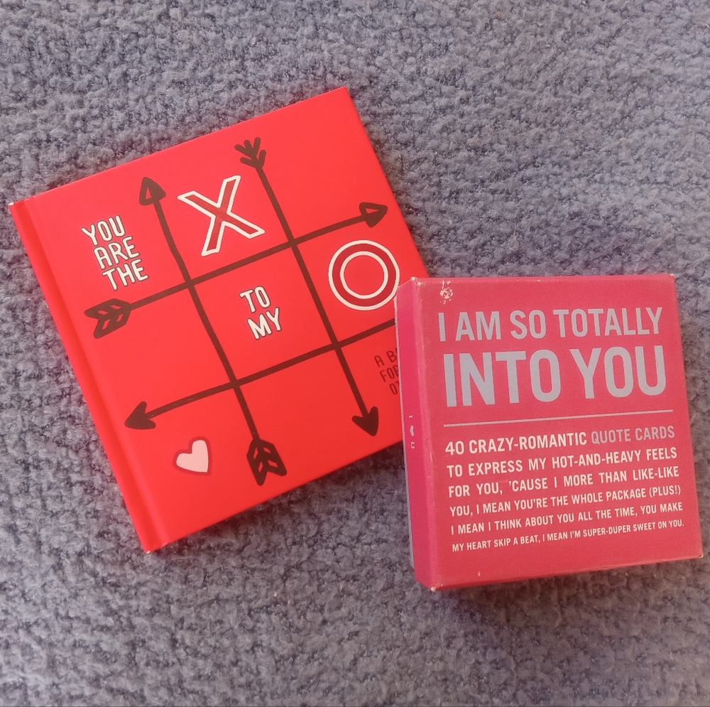 NWT Knock Knock "I'm so into you cards" & Xs & Os book